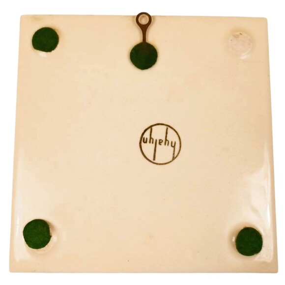 Set of Hyalyn Mid Century 6" Vintage Mosaic Tiles - French Costumes Boats Water - Picture 4 of 8